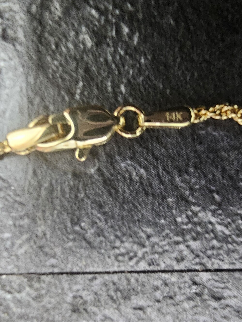 NIB Solid 14k Gold Rope Chain. 1.5 mm, 24" Lobster Clasp - Picture 8 of 11